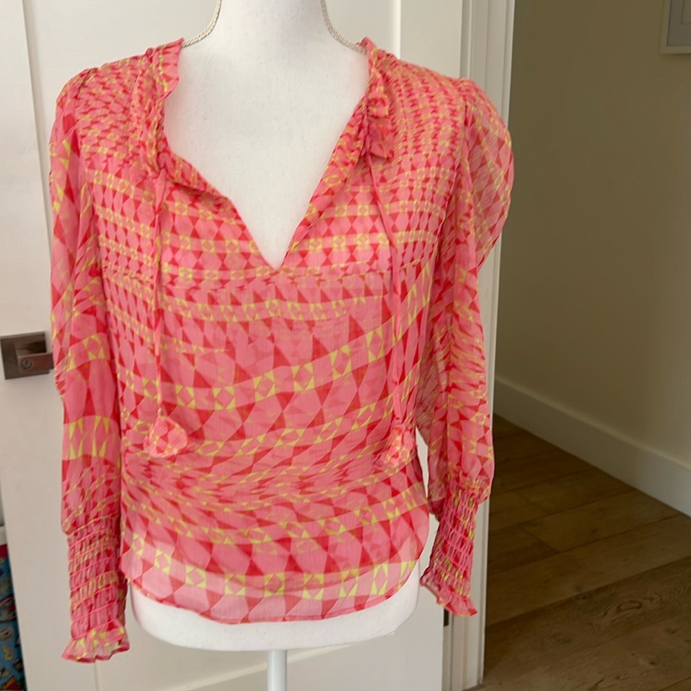MISA chiffon blouse